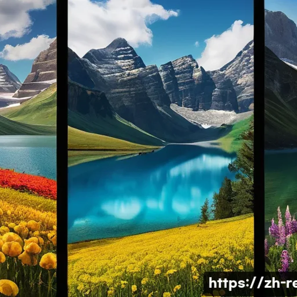 조로아스터교의 신앙 체계 - Here are three detailed image prompts: