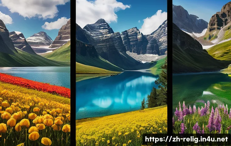 조로아스터교의 신앙 체계 - Here are three detailed image prompts: